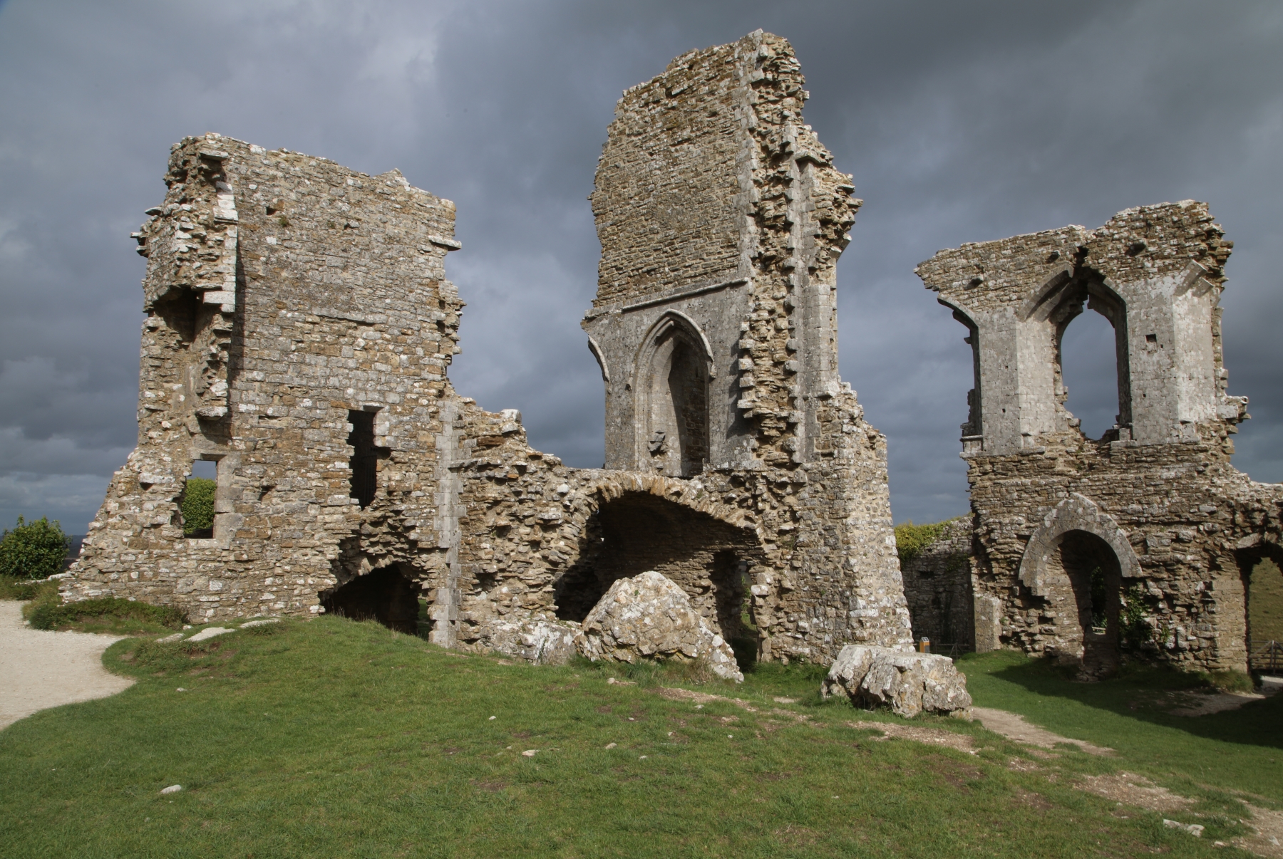 Corfe Castle, Dorset, UK